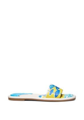 Michael Kors Dana graphic-print sandals - Yellow