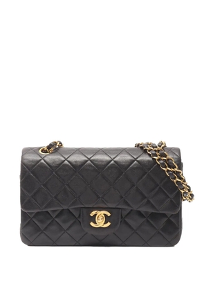 CHANEL Pre-Owned 1994-1996 Small Classic Lambskin Double Flap shoulder bag - Black