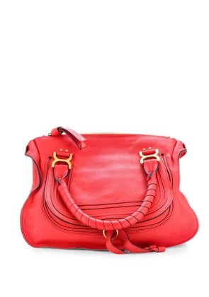 Chloé Pre-Owned Marcie Leather Medium shoulder bag - Red