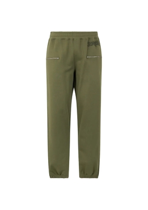 Moschino zip-detail track pants - Green