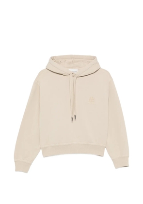 MARANT ÉTOILE logo-embroidered drawstring hoodie - Neutrals