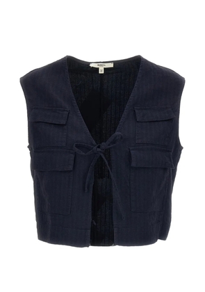 Barena patch pocket top - Blue