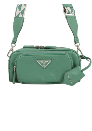 Prada Pre-Owned 2013-2026 Nappa Antique Multi Pocket crossbody bag - Green