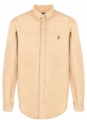 Polo Ralph Lauren Polo Pony-embroidered shirt - Neutrals