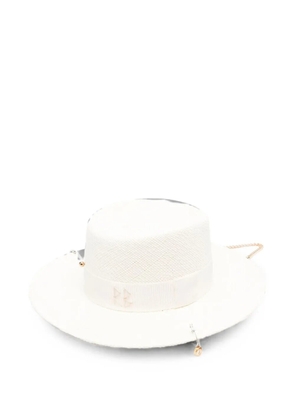 Ruslan Baginskiy Gambler pierced logo-detail hat - White