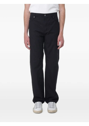 Emporio Armani J76 five-pocket cotton trousers - Black