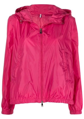 Moncler hooded lightweight rain jacket - Pink