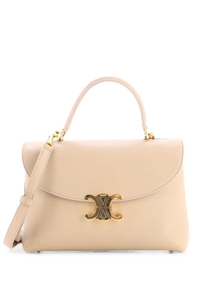 Celine Pre-Owned Nino Top Handle Bag Leather Medium satchel - Neutrals
