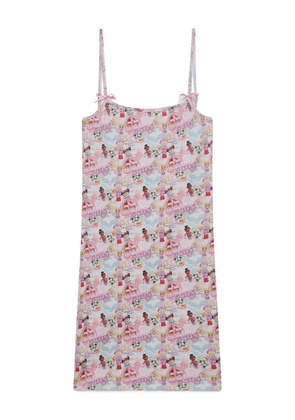 GCDS Polly Pocket printed mini dress - Pink