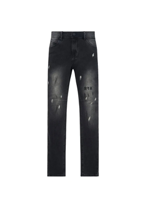RTA Bryant paint-splatter jeans - Black