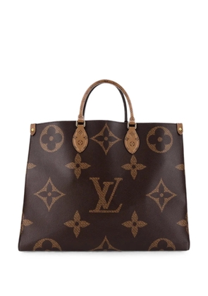 Louis Vuitton Pre-Owned OnTheGo Reverse Monogram Giant GM tote bag - Brown