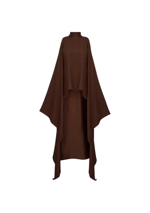 Taller Marmo Agadez draped-panel blouse - Brown