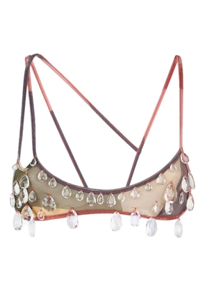 GCDS Sita Drops bra - Neutrals
