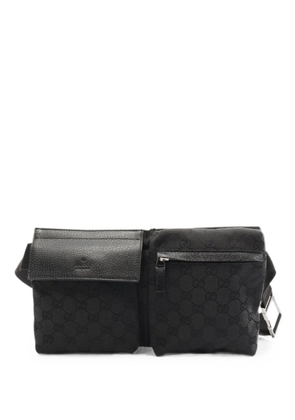 Gucci Pre-Owned 2000s GG Supreme belt bag - Black