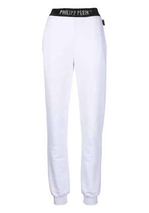 Philipp Plein logo-waistband track pants - White