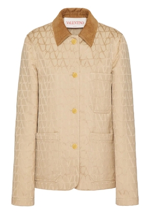 Valentino Garavani Toile Iconographe Cordura caban jacket - Neutrals