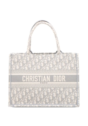 Christian Dior Pre-Owned 2025 Medium Oblique Canvas Book tote bag - Grey