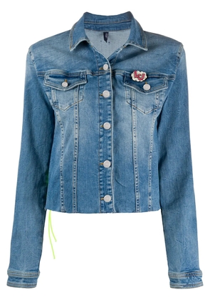 LIU JO cropped denim jacket - Blue