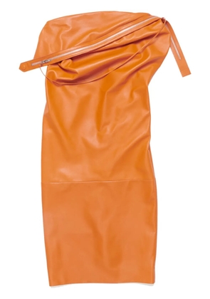 Acne Studios leather dress - Orange