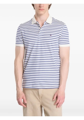 Tommy Hilfiger striped-knit polo shirt - Neutrals