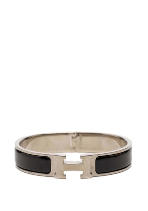 Hermès Pre-Owned 2000-2026 Narrow Enamel Clic H Bracelet PM costume bracelet - Black