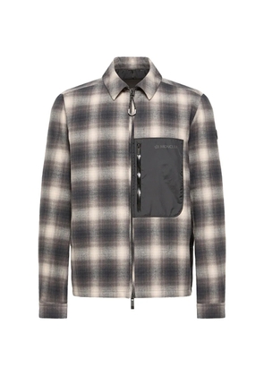 Moncler Cornisello check-pattern shirt jacket - Black