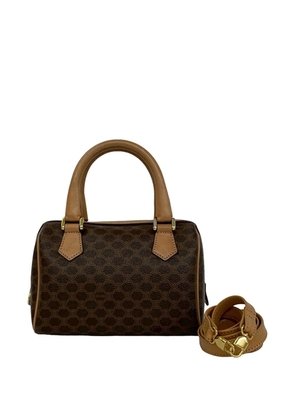 Celine Pre-Owned 2013 Macadam Coated Canvas satchel - Brown