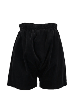 Comme Des Garçons Pre-Owned velvet shorts - Black