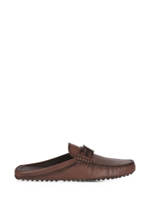 Tod's T Timeless leather loafers - Brown