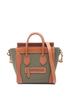 Celine Pre-Owned 2000-2026 Nano Luggage Canvas satchel - Brown