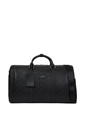 Karl Lagerfeld K/Loom leather duffle bag - Black
