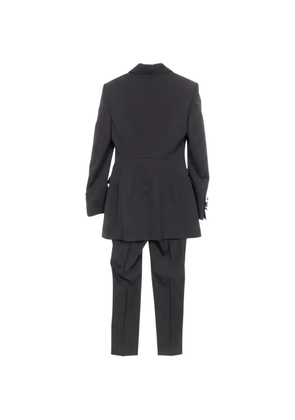 Dolce & Gabbana Pre-Owned 2010 satin-trim suit - Black