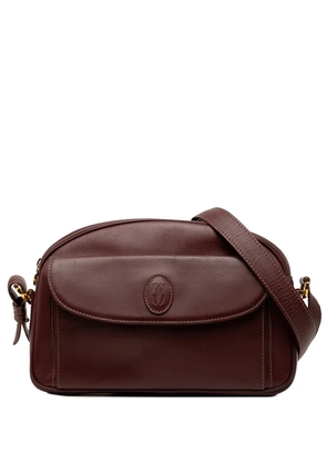 Cartier 20th Century Leather Must De Cartier crossbody bag - Red