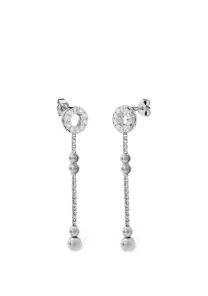 Officina Bernardi Empire S diamond drop earrings - Silver