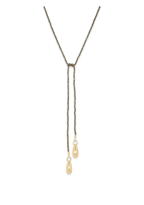 Marlyn Schiff Sage beaded necklace - Grey