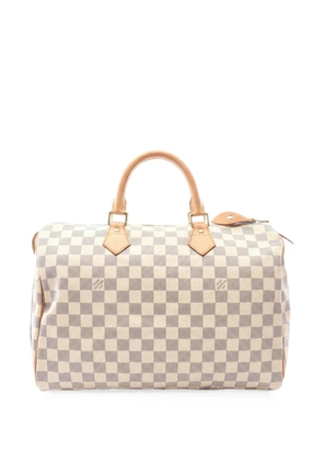 Louis Vuitton Pre-Owned 2011 Speedy 35 Damier Azur tote bag - Neutrals