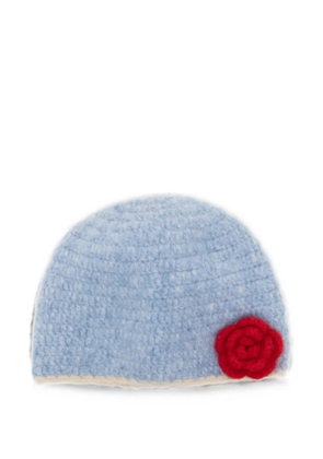 ROCKFISH flower-patch beanie hat - Blue