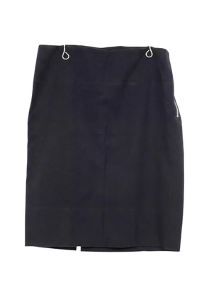 Fendi Pre-Owned wool mini skirt - Black