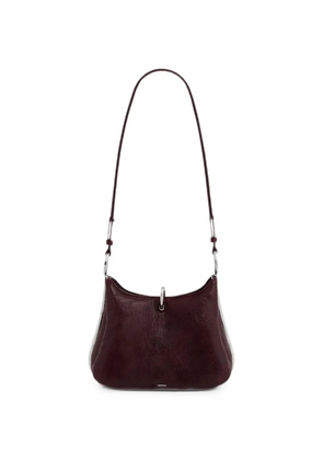 Rabanne medium Ring leather shoulder bag - Red