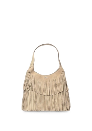 BOSS Lenah fringe-detail shoulder bag - Neutrals