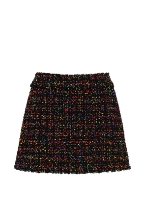 Dolce & Gabbana tweed mini skirt - Black