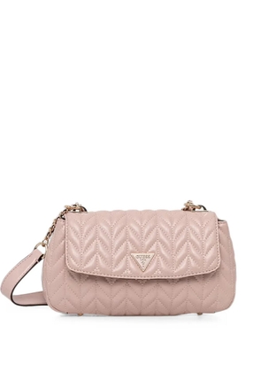 GUESS USA Cheryl chevron-quilted shoulder bag - Pink