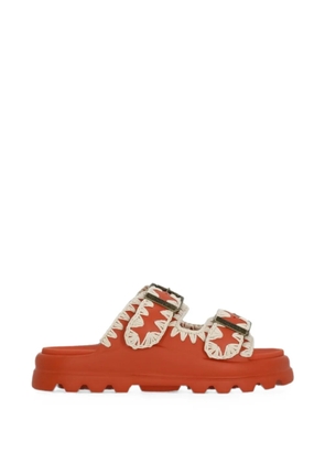 Mou one-piece buckle slides - Orange