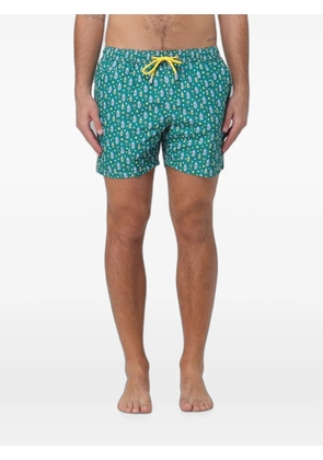 MC2 Saint Barth Lighting gin and lemon-print swim shorts - Green
