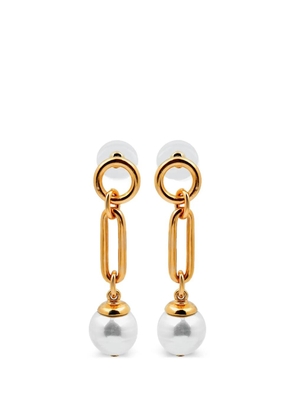 Ben Amun Aaron faux-pearl drop earrings - White