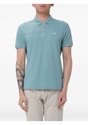 BROOKSFIELD logo-embroidered polo shirt - Blue