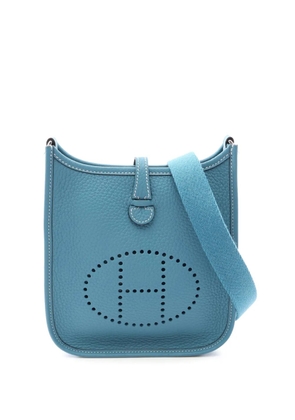 Hermès Pre-Owned 1945-1970 Clemence Evelyne TPM shoulder bag - Blue