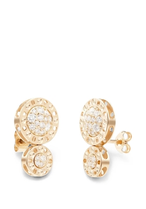 Officina Bernardi Senzatempo Essence diamond earrings - Gold