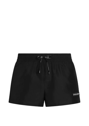 Dolce & Gabbana canvas swim shorts - Black
