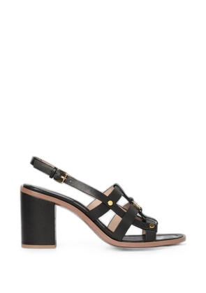 Coccinelle leahter heeled sandals - Black